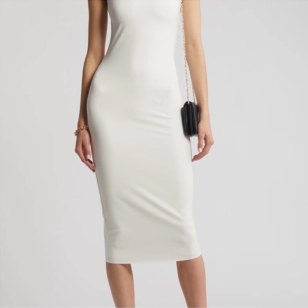 Chic White Midi Dress